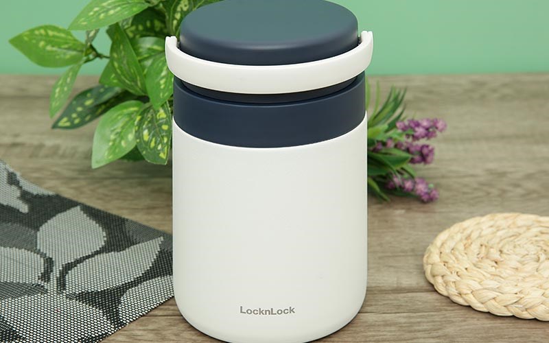 B&igrave;nh đựng thức ăn giữ nhiệt inox 700 ml Lock&Lock LHC8042NVY