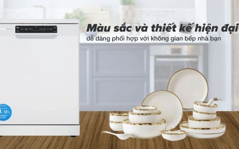 Máy rửa chén độc lập Candy CDPN 4D620PW/E