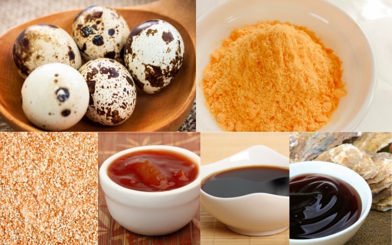 Nguyên liệu món ăn 3 cách làm trứng cút lắc sa tế tỏi, lắc phô mai cực ngon độc đáo dễ làm