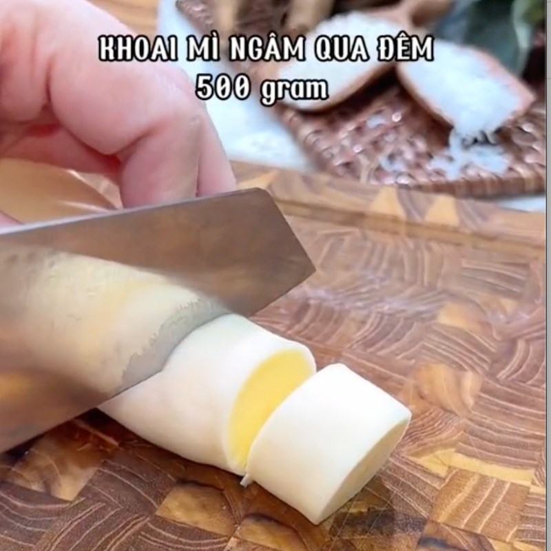 Bước 1 Chuẩn bị nguyên liệu Xôi xắn chay (Công thức từ kênh tiktok Bếp chay XANH)