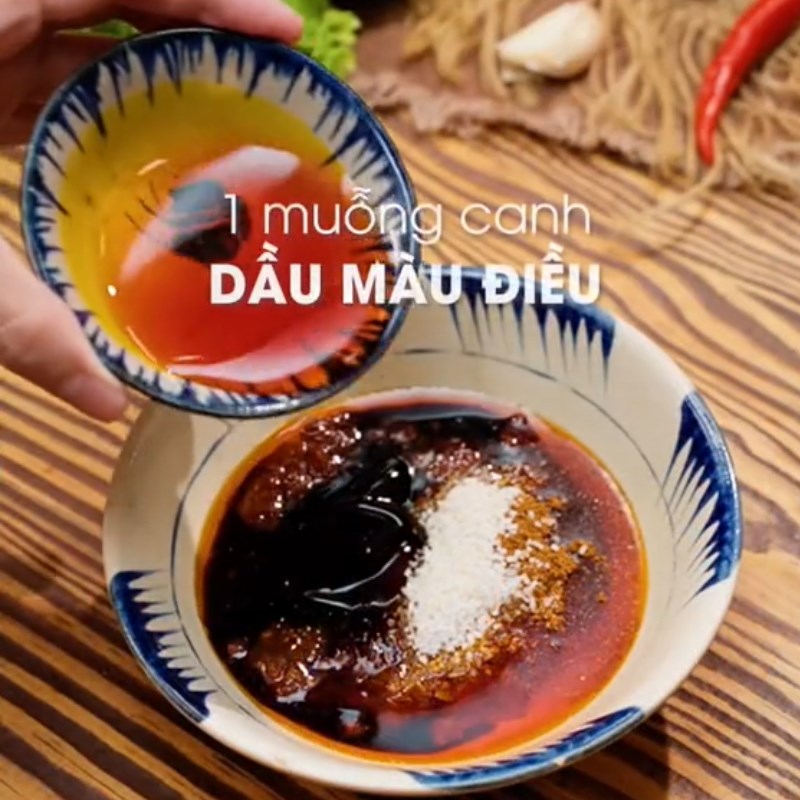 Bước 2 Chuẩn bị sa tế Tai heo nướng sa tế (Công thức được chia sẻ từ Tiktok Vào bếp cùng Điện máy XANH)