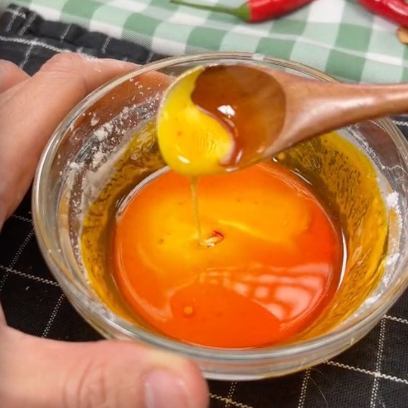 Bước 4 Hấp chả và làm hỗn hợp phết mặt chả Chả hấp chay khoai môn