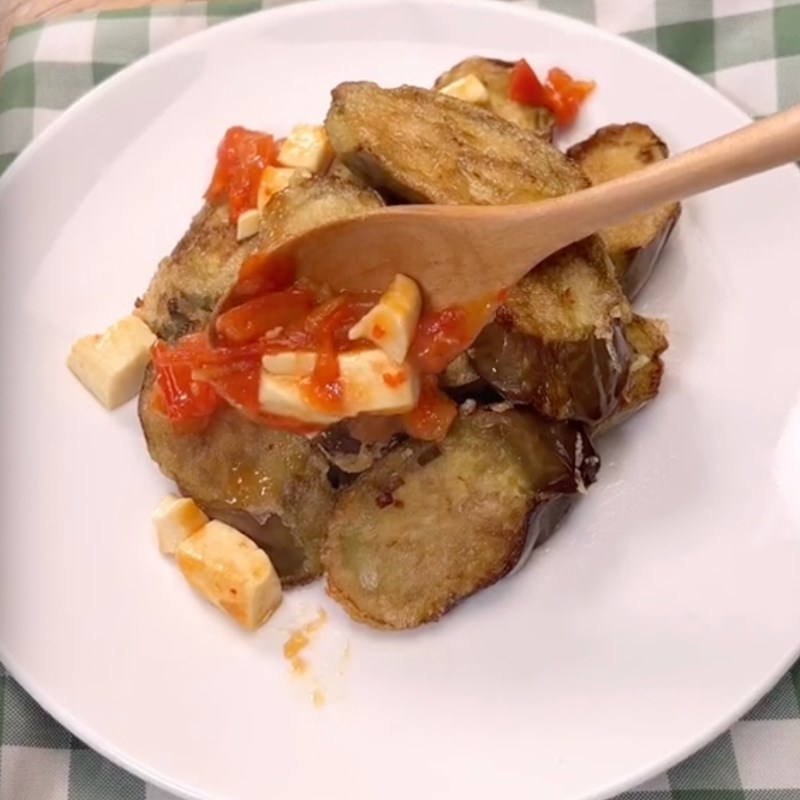 Bước 4 Hoàn thành Cà tím sốt cà chua (Công thức được chia sẻ bởi Tiktok Bếp chay XANH)