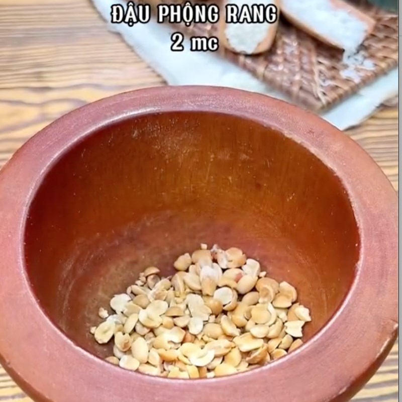 Bước 3 Làm muối mè ăn kèm Xôi xắn chay (Công thức từ kênh tiktok Bếp chay XANH)