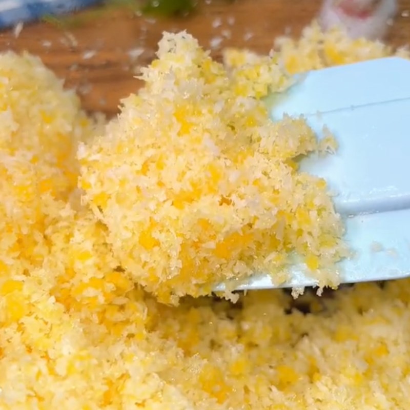 Bước 2 Làm nhân bánh Bánh dừa hấp