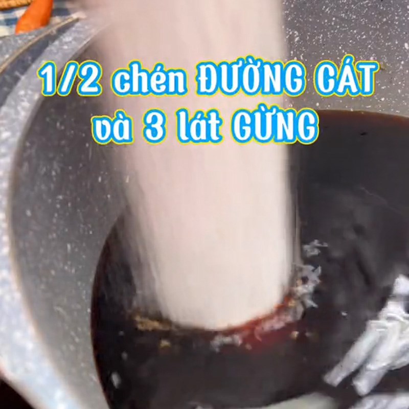 Bước 2 Làm nước tương ngâm trứng Trứng ngâm tương (Công thức được chia sẻ từ TikTok Vào bếp cùng KitchenAZ)