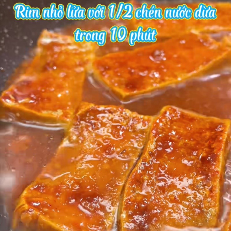 Bước 4 Làm xá xíu chay Mì xá xíu chay từ đậu hũ chiên