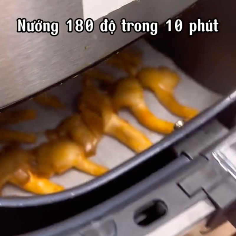 Bước 3 Nấm bào ngư nướng Bún chả chay (Công thức từ kênh tiktok Bếp chay XANH)