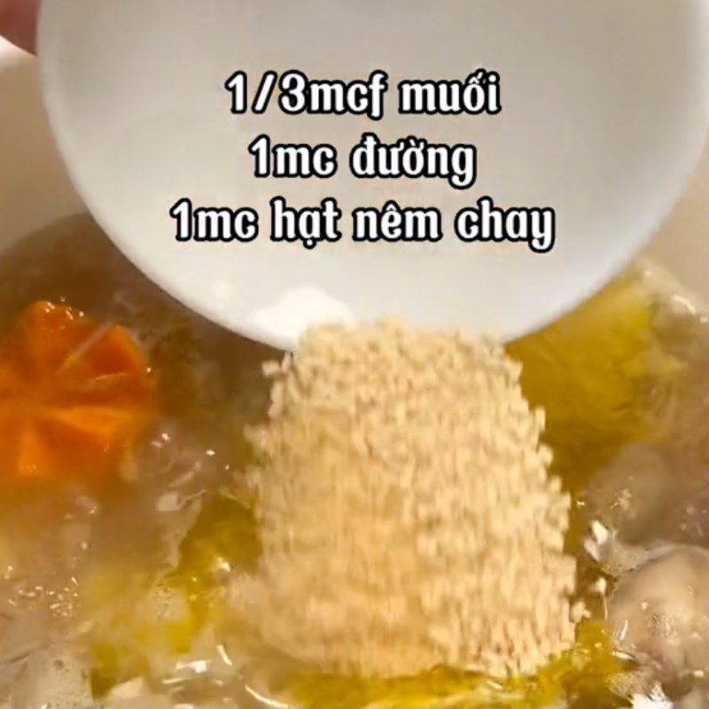 Bước 4 Nấu lagu trái vải Lagu chay (Lagu trái vải công thức từ kênh tiktok Bếp chay XANH)