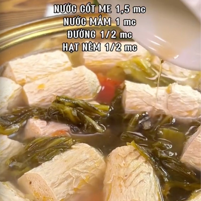Bước 3 Nấu nước dùng Bún nước lèo chay bằng sườn non chay
