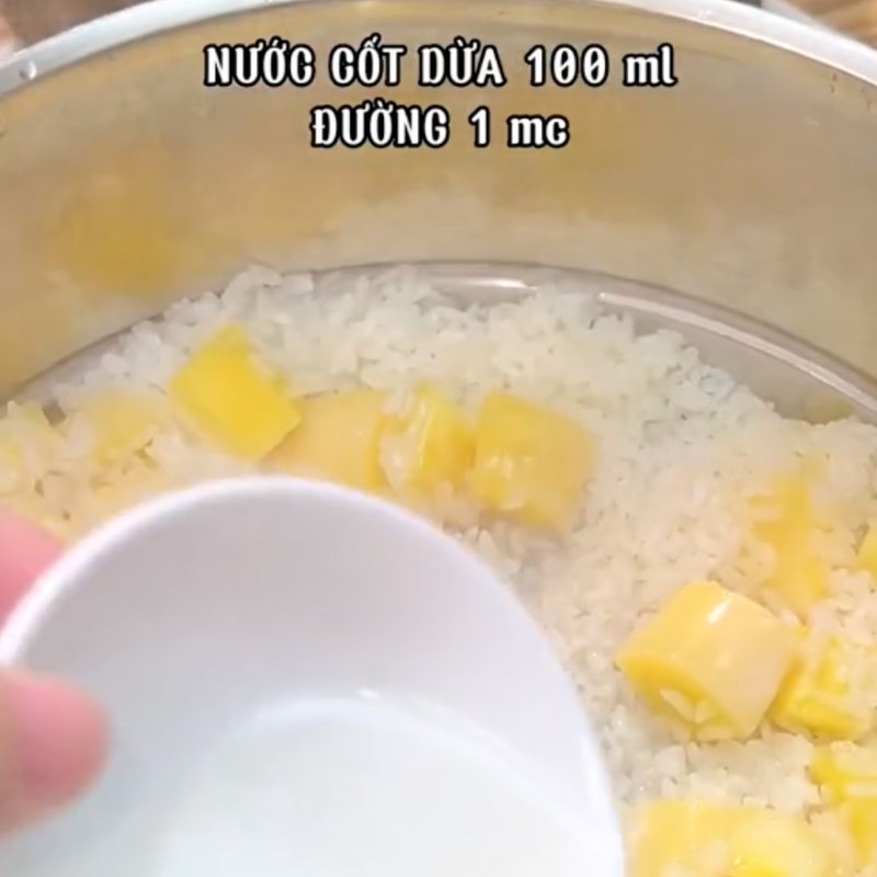 Bước 2 Nấu sôi Xôi xắn chay (Công thức từ kênh tiktok Bếp chay XANH)