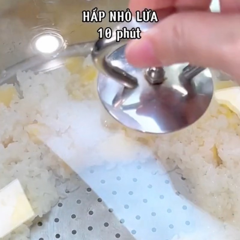 Bước 2 Nấu sôi Xôi xắn chay (Công thức từ kênh tiktok Bếp chay XANH)