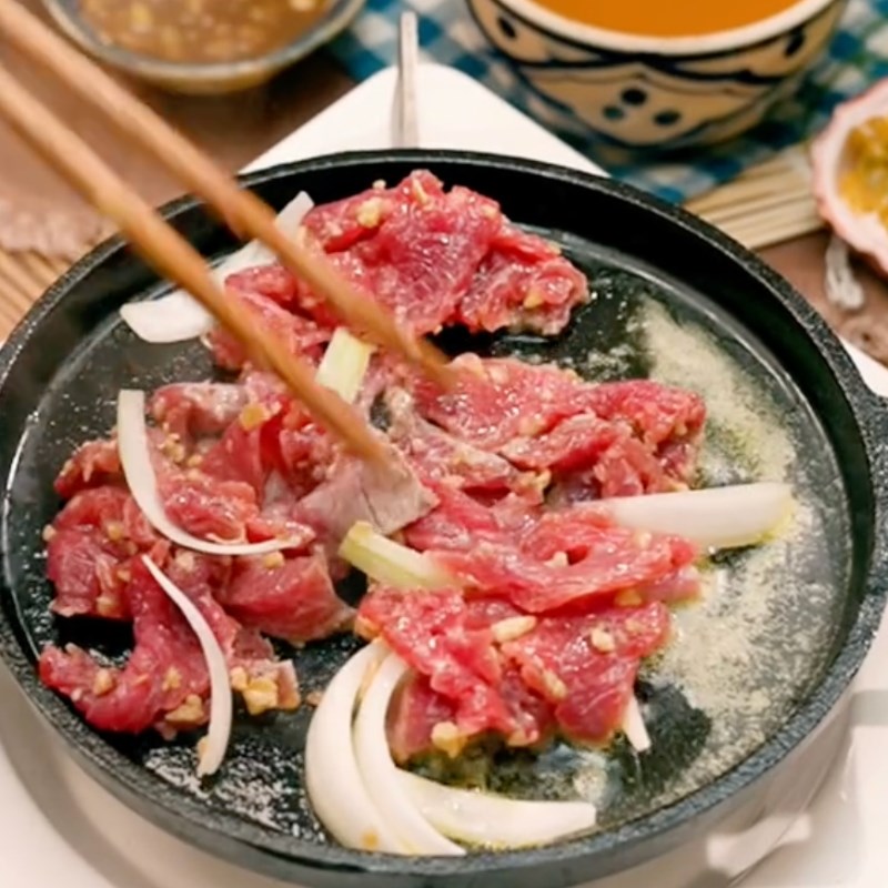 Bước 3 Né bò Bò né chanh dây (Công thức từ kênh tiktok Vào bếp cùng Điện máy XANH)