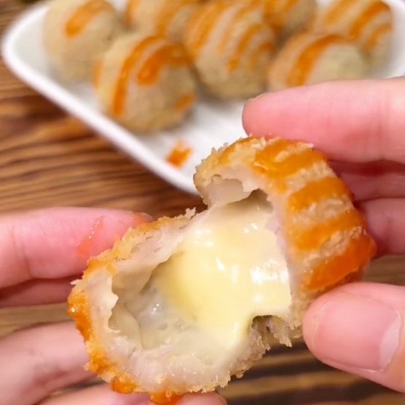 Bước 5 Thành phẩm Khoai môn chiên xù nhân phô mai(Công thức từ kênh tiktok Vào bếp cùng điện máy XANH)