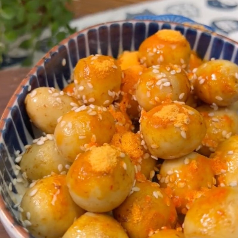 Bước 4 Thành phẩm Trứng cút lắc phô mai (Công thức từ kênh tiktok Vào bếp Cùng Điện máy XANH)