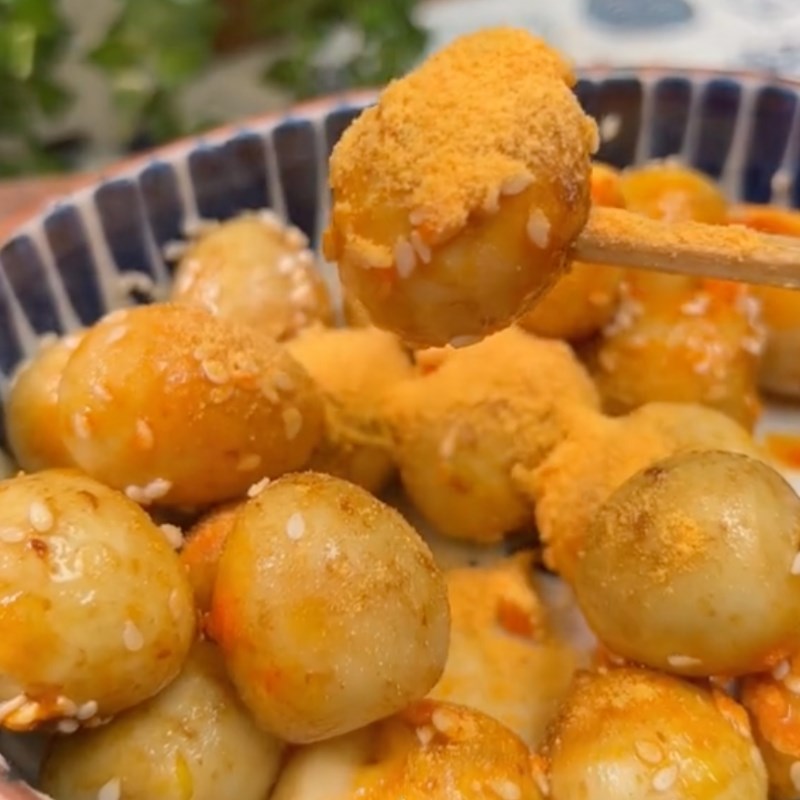 Bước 4 Thành phẩm Trứng cút lắc phô mai (Công thức từ kênh tiktok Vào bếp Cùng Điện máy XANH)