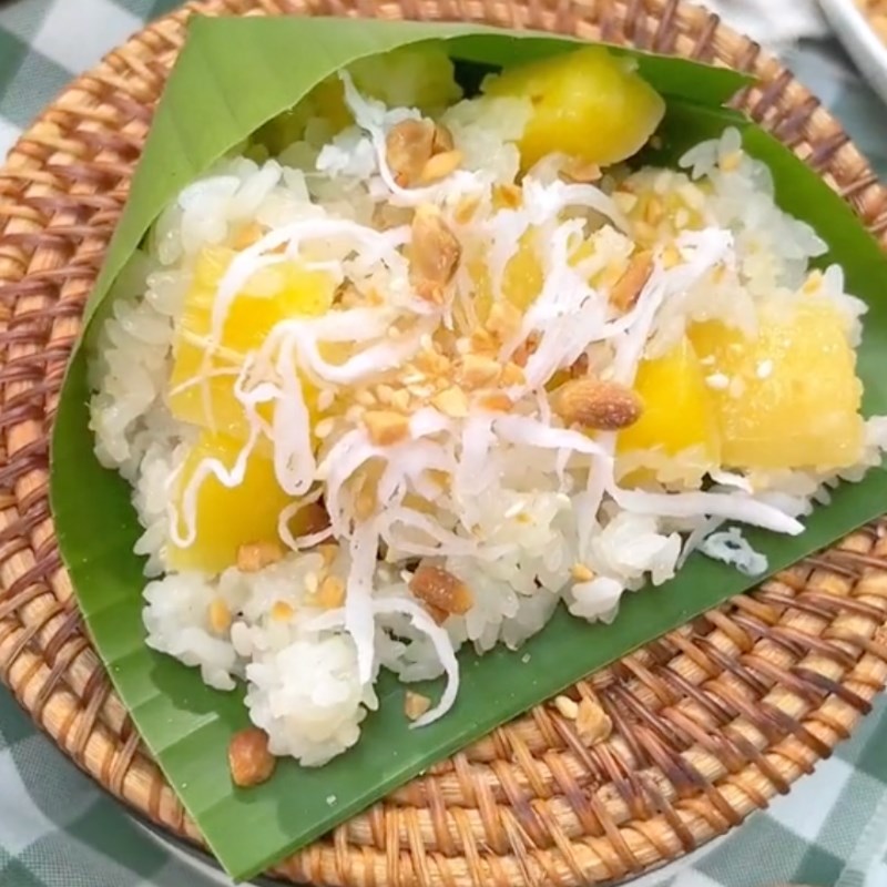 Bước 4 Thành phẩm Xôi xắn chay (Công thức từ kênh tiktok Bếp chay XANH)