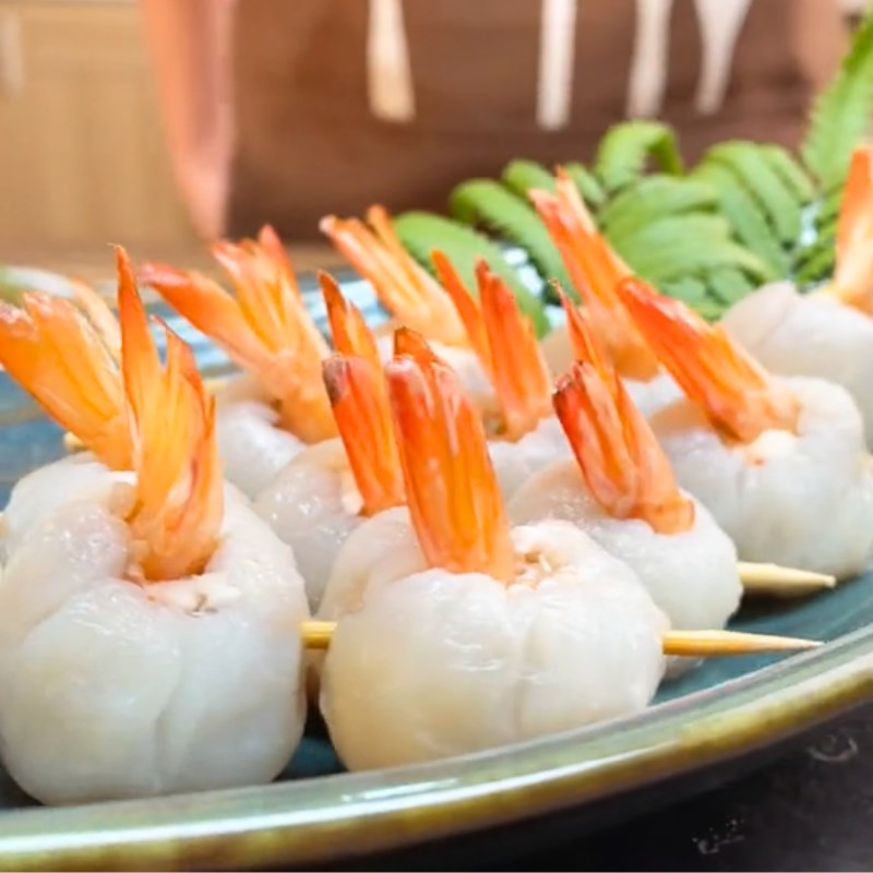 Bước 4 Thành phẩm Tôm hấp trái vải