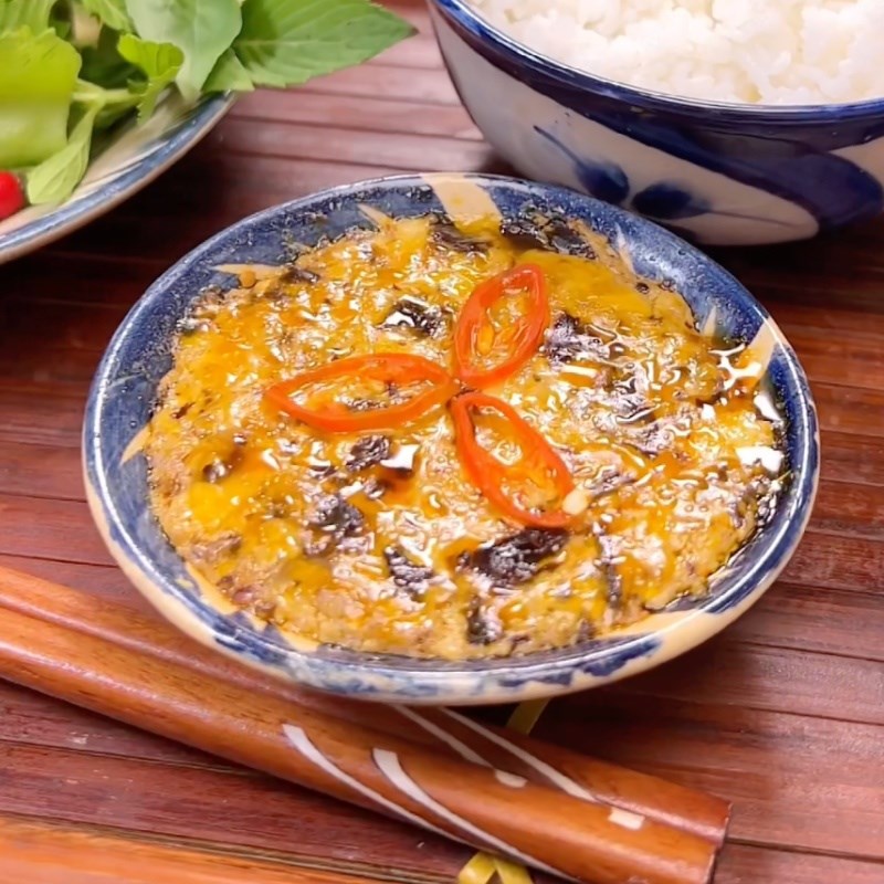 Bước 5 Thành phẩm Mắm chưng chay nấm đông cô
