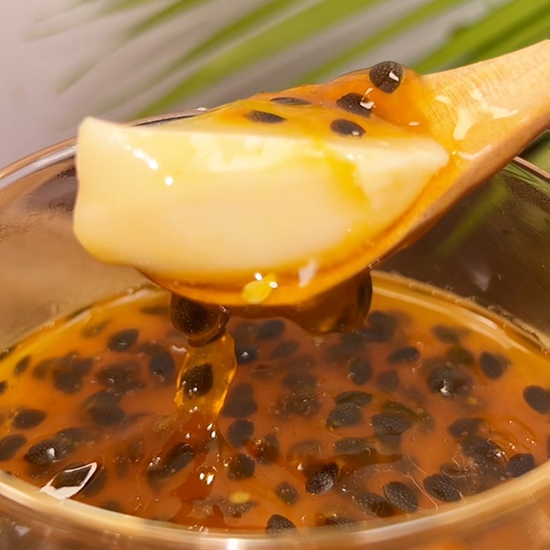 Bước 4 Thành phẩm Panacotta chanh dây (Công thức được chia sẻ từ TikTok Vào bếp cùng KitchenAZ)