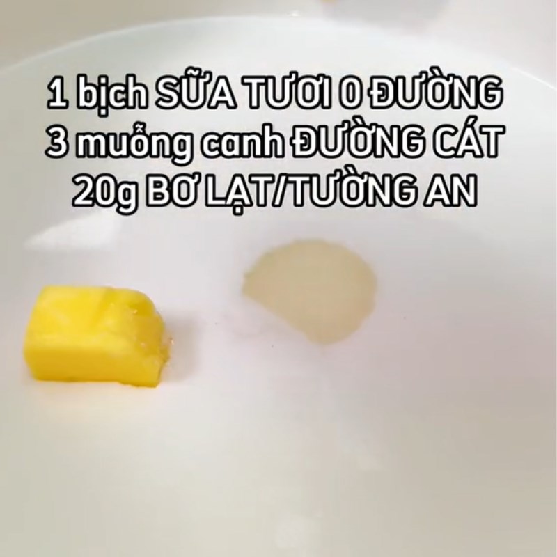 Bước 1 Trộn bột Bánh nếp phô mai