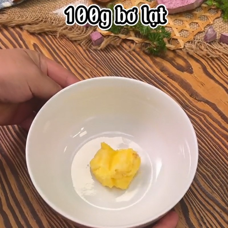 Bước 1 Trộn kem milo Bánh milo phô mai (Công thức được chia sẻ từ TikTok Vào bếp cùng Điện máy XANH)