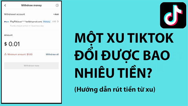 1 xu TikTok bằng bao nhiêu tiền Việt Nam? Tìm hiểu giá trị thực của xu TikTok