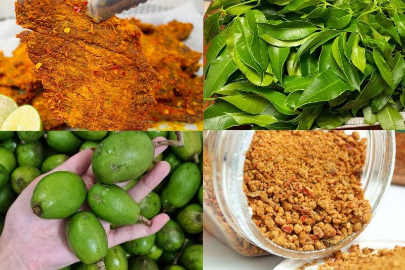Nguyên liệu làm gỏi cóc non