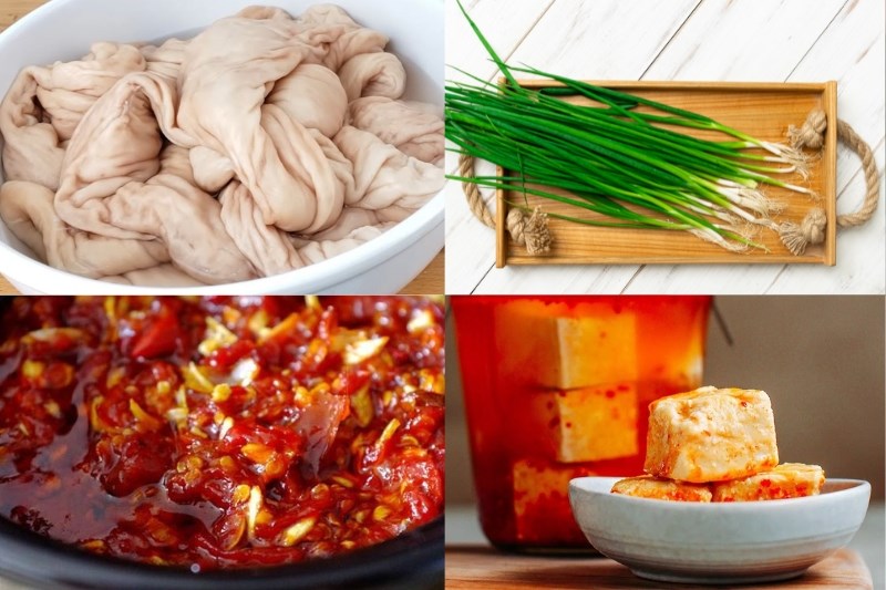 Nguyên liệu món ăn món thú linh nướng hành