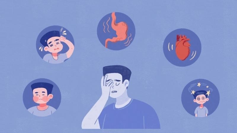 Các triệu chứng có thể gặp trong hội chứng carcinoid