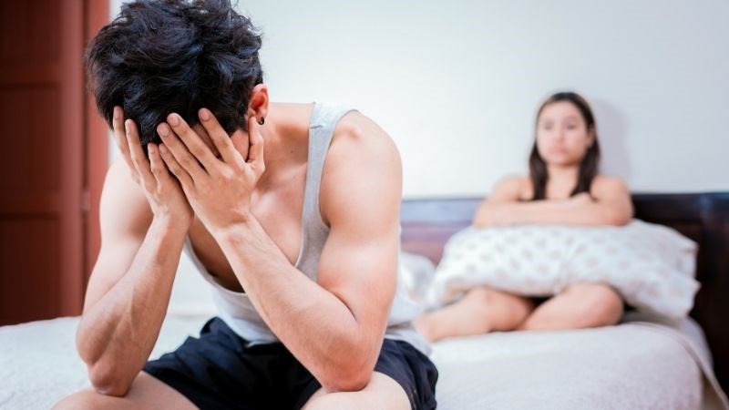 Rối loạn cương dương là dấu hiệu cảnh báo về việc số lượng tinh trùng thấp