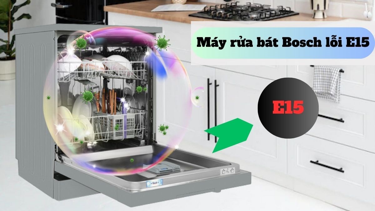 Máy rửa bát Bosch lỗi E15