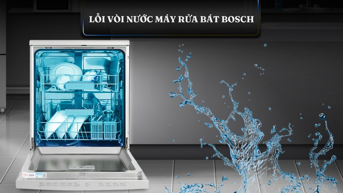 Lỗi vòi nước máy rửa bát Bosch