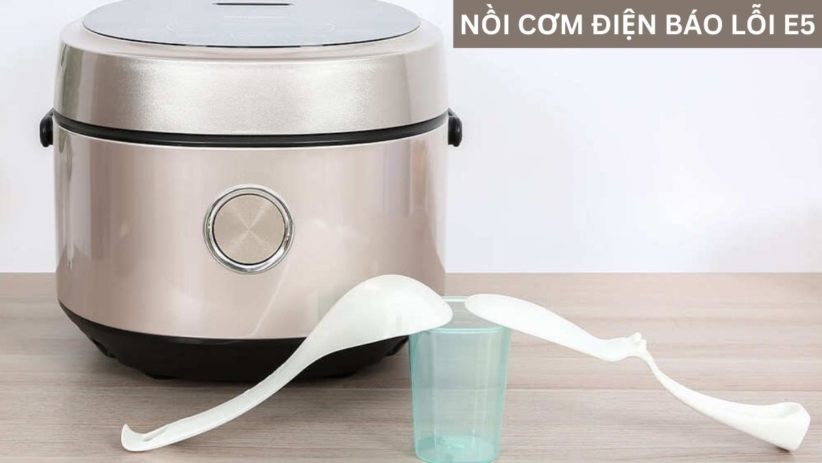 Nồi cơm điện báo lỗi E5