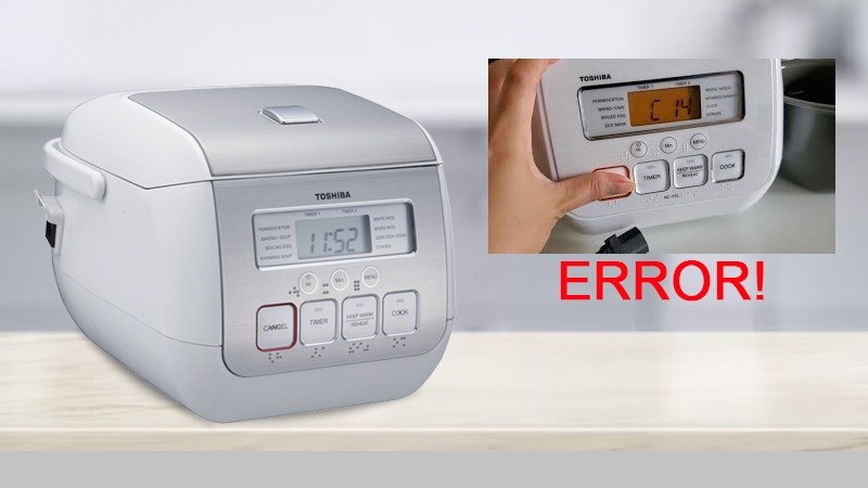 M&atilde; lỗi của nồi cơm Toshiba