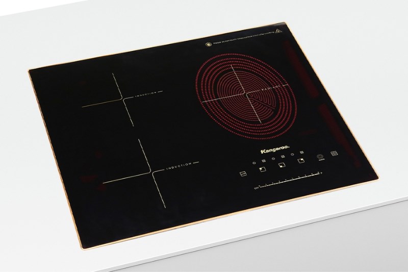 Bếp từ hồng ngoại 3 v&ugrave;ng nấu lắp &acirc;m Kangaroo KG446i 
