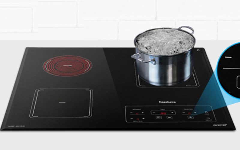 Nhận biết bếp từ c&ocirc;ng nghệ li&ecirc;n tục bằng mắt thường