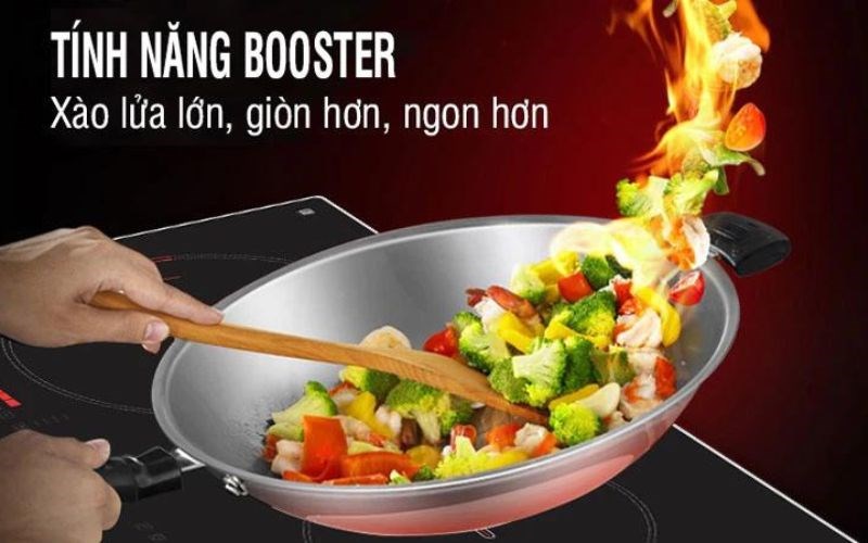 Sử dụng Booster để x&agrave;o rau