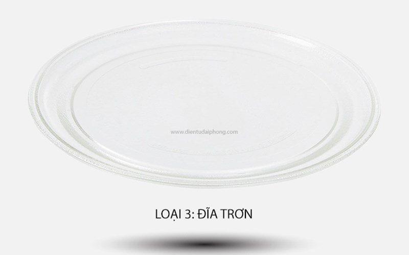 Kiểu đĩa l&ograve; vi s&oacute;ng 3: Đĩa trơn