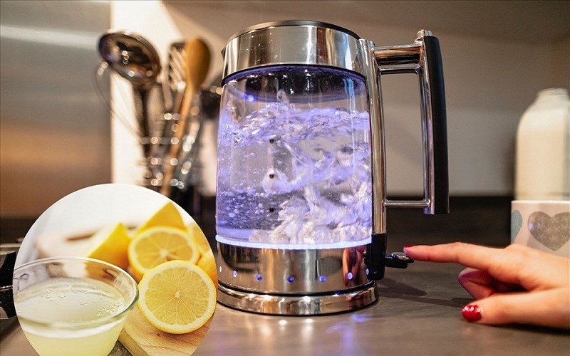 Sử dụng giấm hoặc chanh