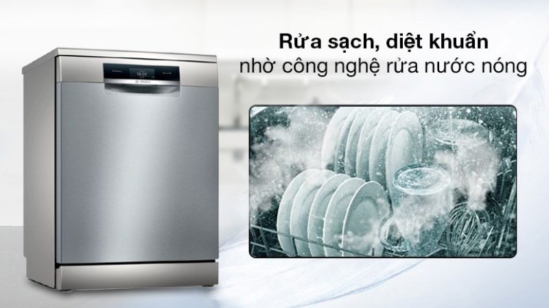 M&aacute;y rửa ch&eacute;n độc lập Bosch SMS8YCI01E