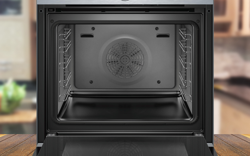 Chế độ tự l&agrave;m sạch l&ograve; nướng Bosch