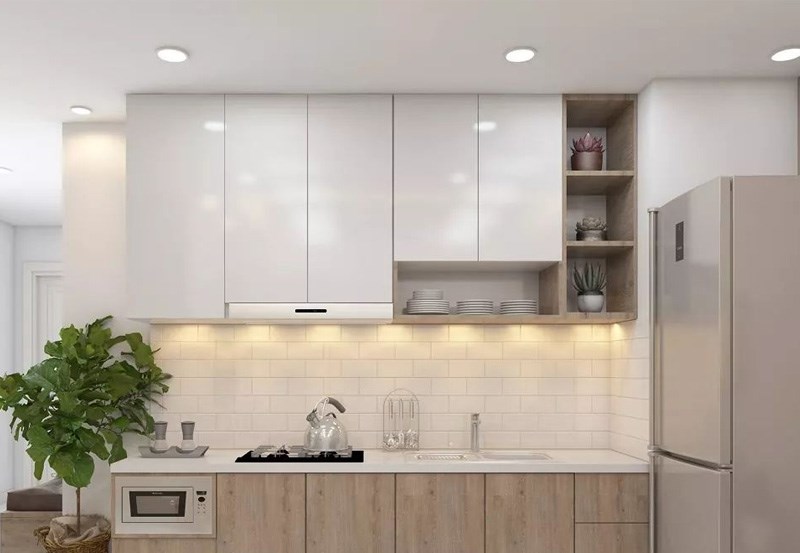 Tủ bếp nhựa c&oacute; khả năng chịu nhiệt tốt