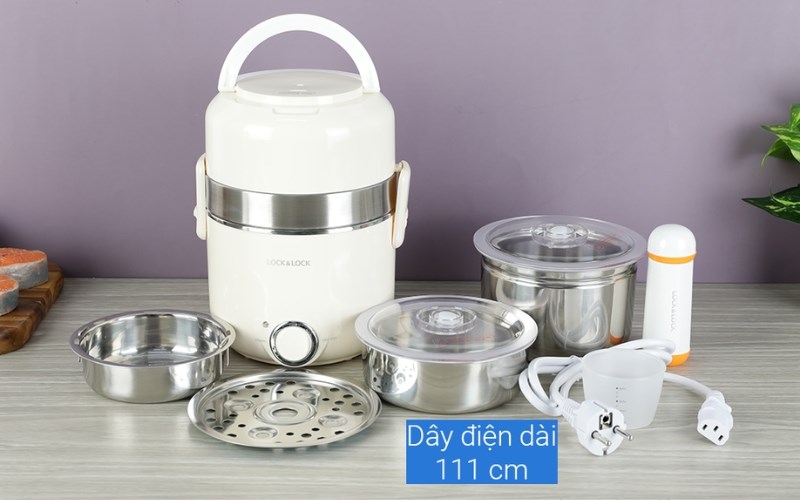 Hộp cơm điện Lock&Lock EJR226IVY