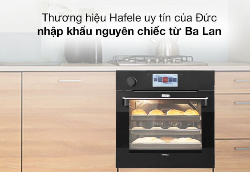 Lò nướng và hấp lắp âm Hafele HO-T60B (535.02.711) 65 lít