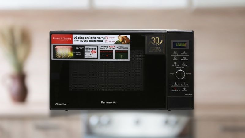 L&ograve; vi s&oacute;ng c&oacute; nướng inverter Panasonic NN-GD37HBYUE 23 l&iacute;t[