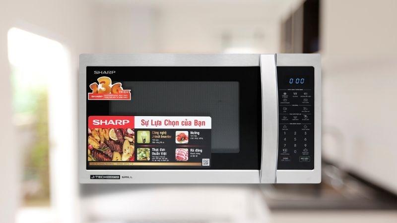 L&ograve; vi s&oacute;ng c&oacute; nướng Sharp R-G52XVN-ST 25 l&iacute;t