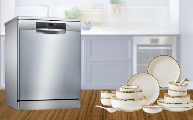 Máy rửa chén độc lập Bosch SMS46GI01P TGB