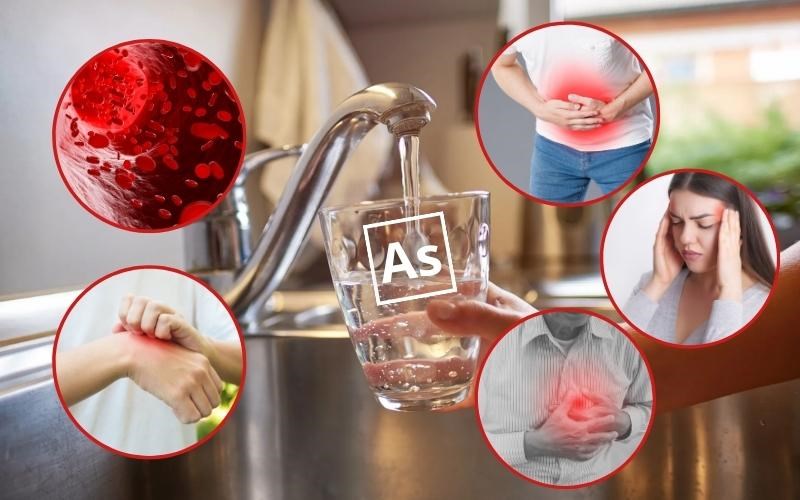 T&aacute;c hại khi sử dụng nước nhiễm Asen