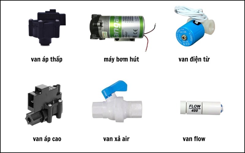 C&aacute;c loại van, bơm